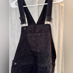 VANS Black Denim Overalls Women’s Large